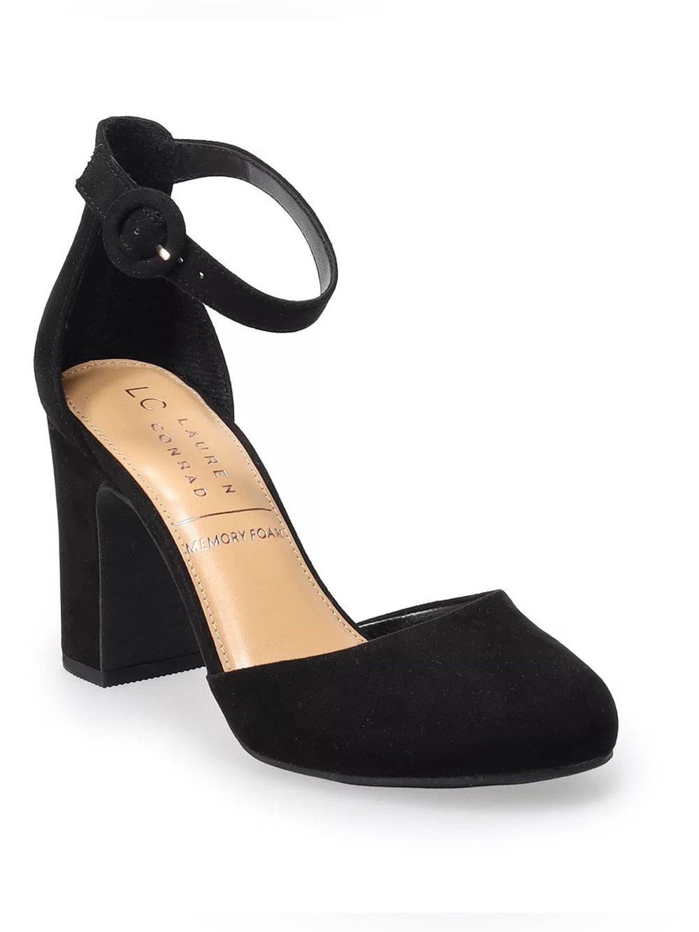 Lauren Conrad Hydrangea Black Heels